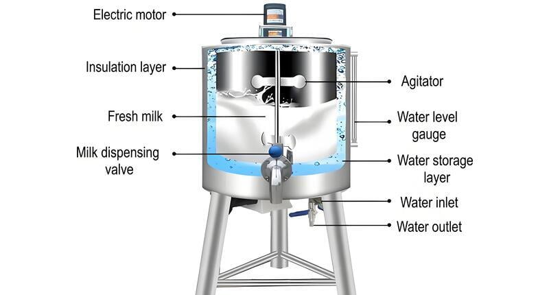Pasteurizer Internal Structure