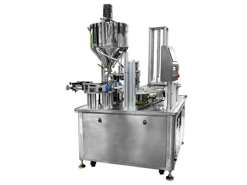 Rotary Cup Filling and Sealing Machine