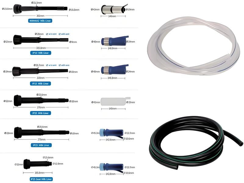 Milking Liners and Rubber Tubes