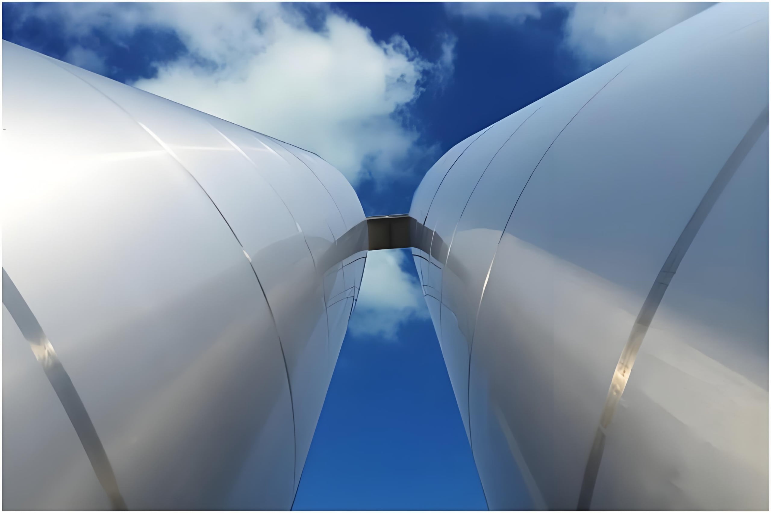 Outdoor Stainless Steel Milk Silos