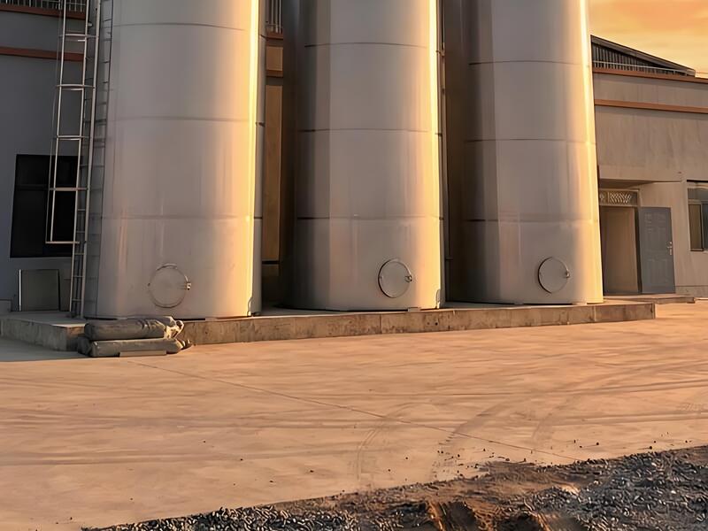 Milk Silo Alcove and Control Panel