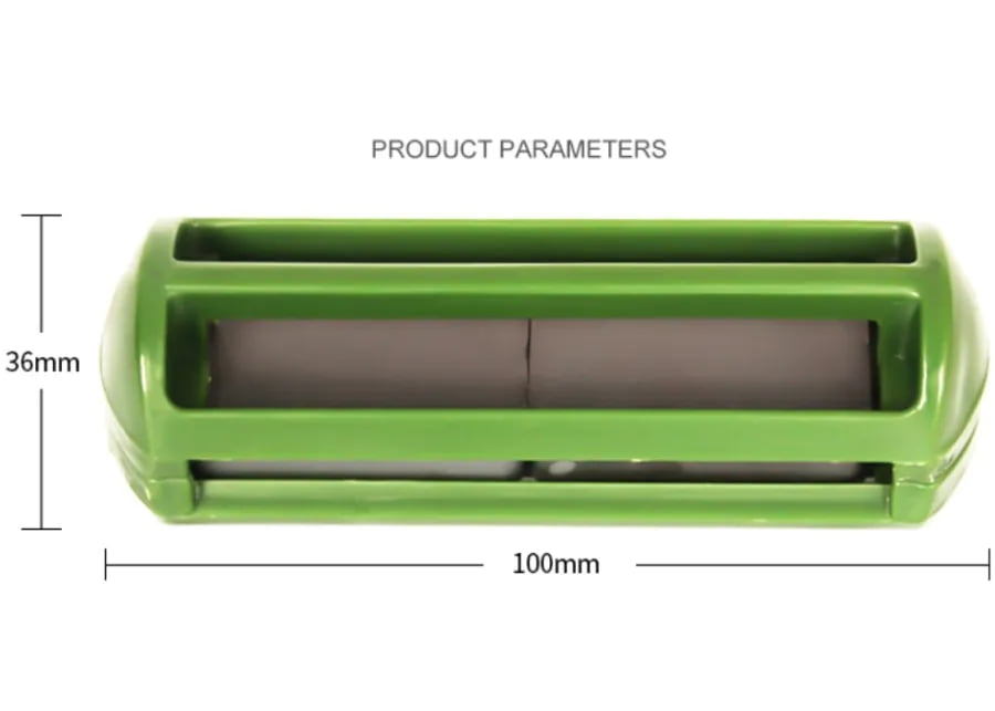 A 34mm NexAgri cow magnet showing its grooved design