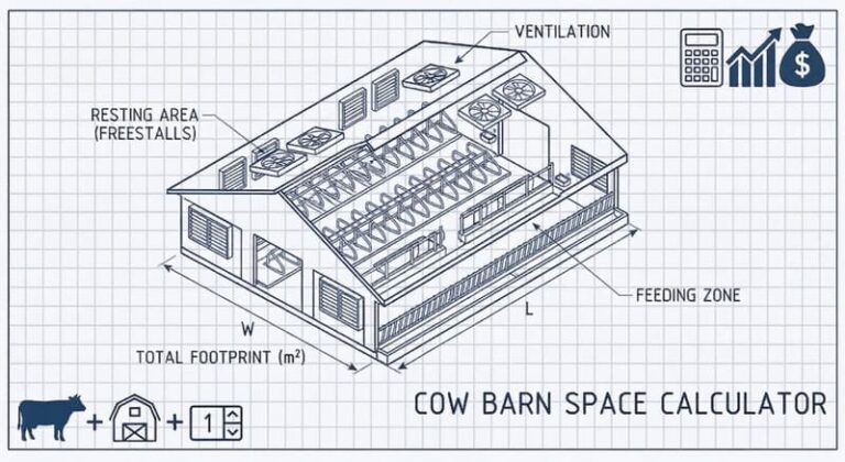 Cow Space Calculator: Barn & Housing Estimator