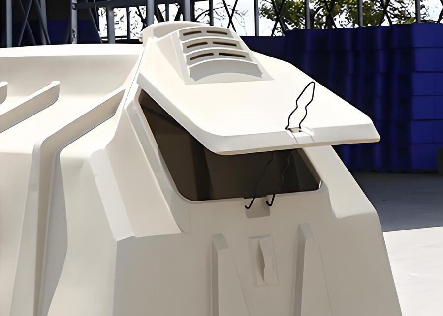 Effective Calf Hutch Features Close-up of a calf hutch's ventilation system and durable material