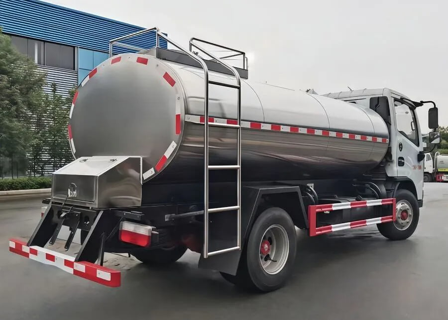 Milk Transport Tank Milk transport tank on a truck