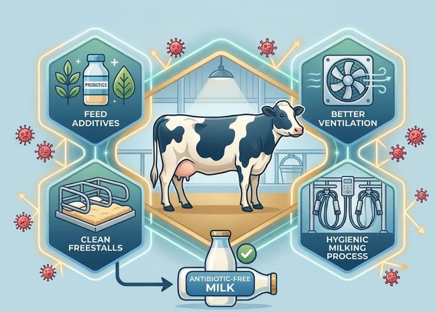 antibiotic alternatives in dairy farming