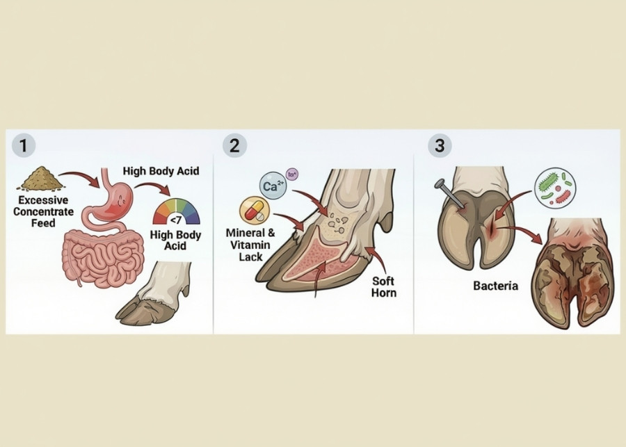 causes of hoof rot in cattle
