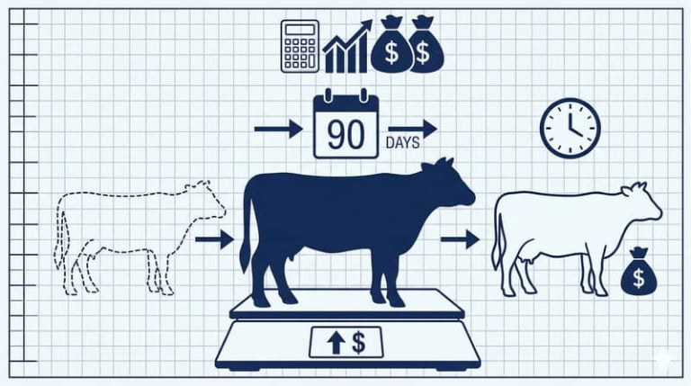 How Long Does it Take to Fatten Up Culled Dairy Cows? The 90-Day Blueprint & ROI Calculator