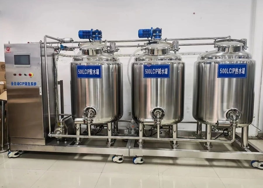 smart CIP system protecting dairy equipment