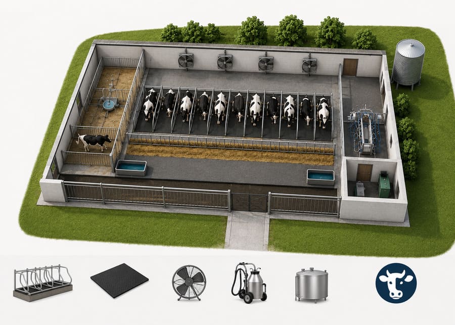 Small Scale Dairy Farm Design small scale dairy farm design and layout