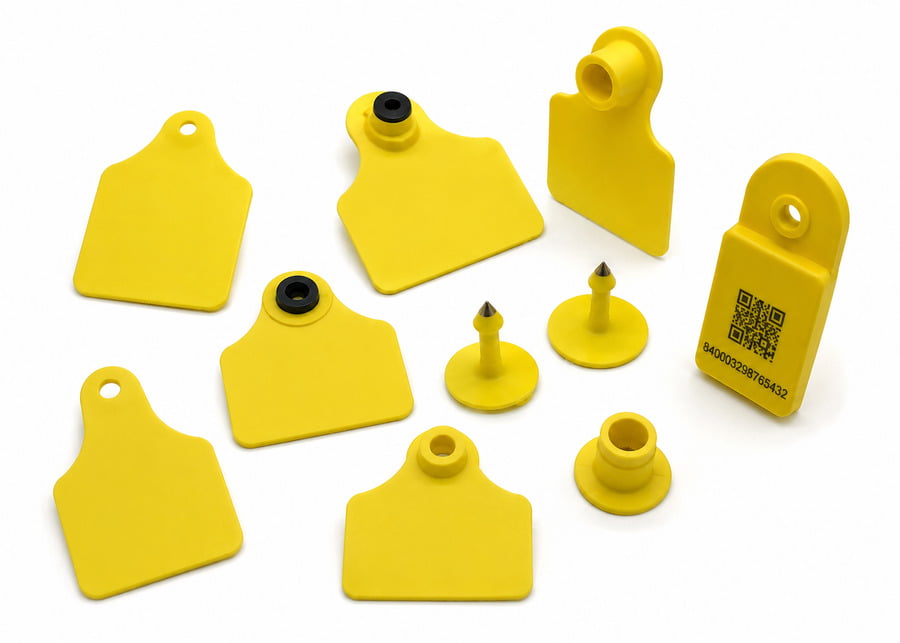 Choosing Passive RFID Ear Tags A collection of different passive RFID ear tags for cattle