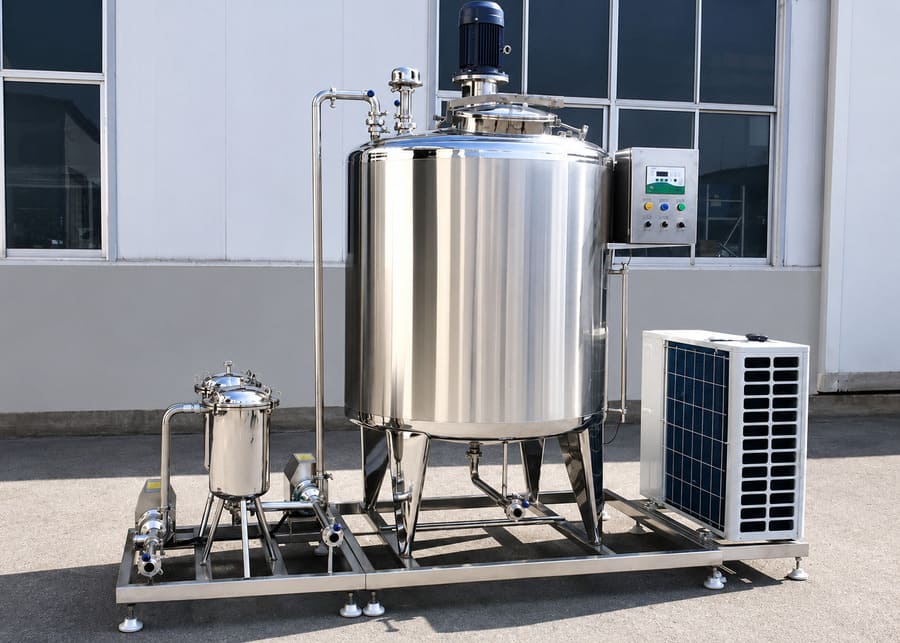 Batch Pasteurizer for Small Dairies NexAgri 500L stainless steel batch pasteurizer tank for small dairy processing