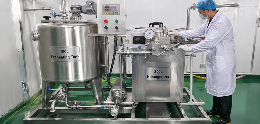 Compact Preheating and Homogenizing Line