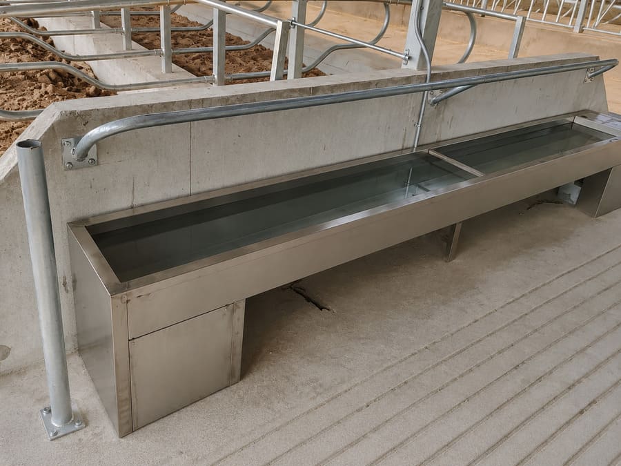 Protective Pipe Guard Reinforced SS Trough