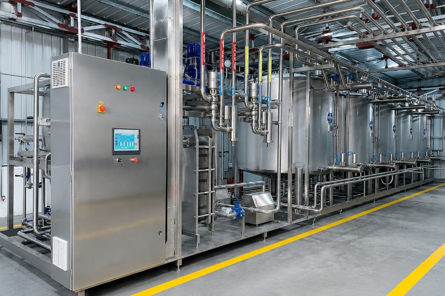 Industrial Eco-Cooling System with Plate Heat Exchanger