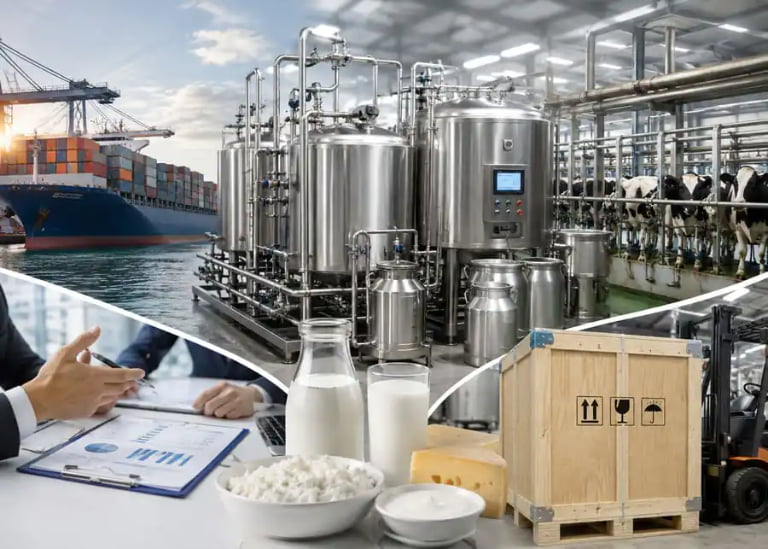 Dairy Equipment Supply: What International Buyers Should Check Before Ordering